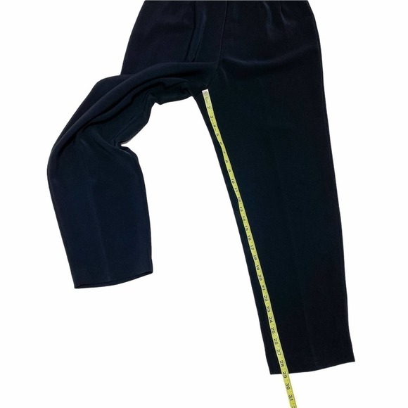 SOLID Black Straight Leg Chino Dress Pant Trousers - Picture 8 of 12